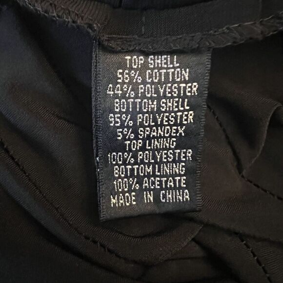 Adrianna Papell Black Lace Sleeveless Layered Evening Bodycon Dress - Picture 8 of 8